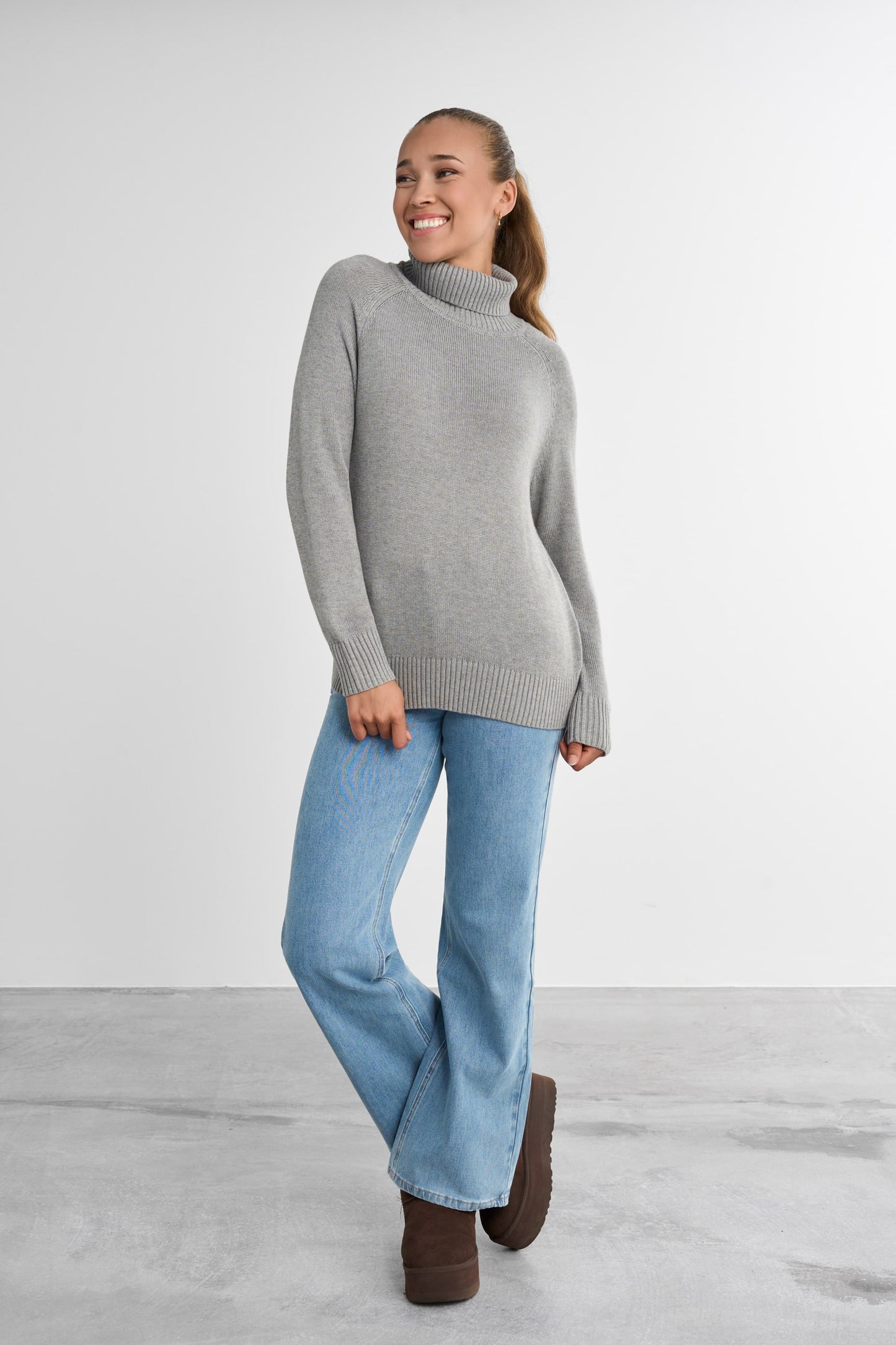 Heritage Cashmere Sweater - for dame - Famme -