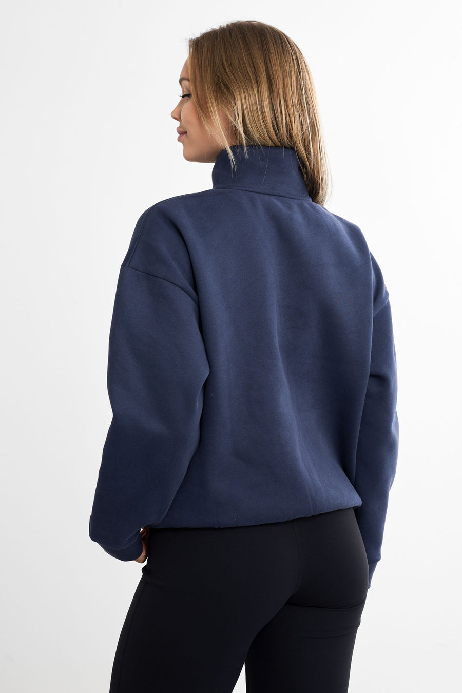 Half Zip Anniversary Sweater · Navy Blue