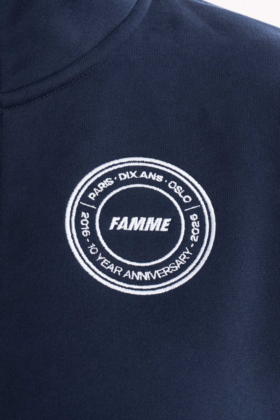 Half Zip Anniversary Sweater · Navy Blue