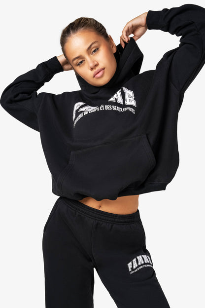 Black Oversized Hoodie - for dame - Famme - Hoodie