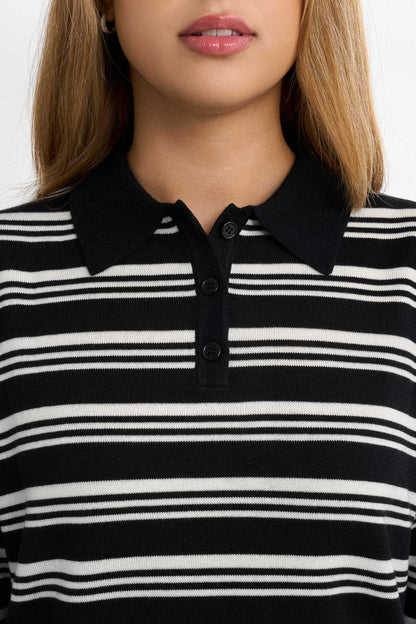 Pull en piqué tricoté