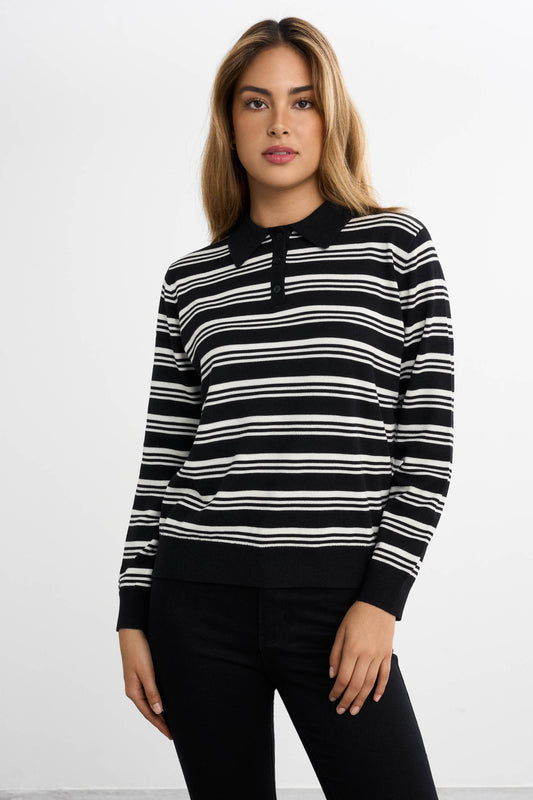 Pull en piqué tricoté