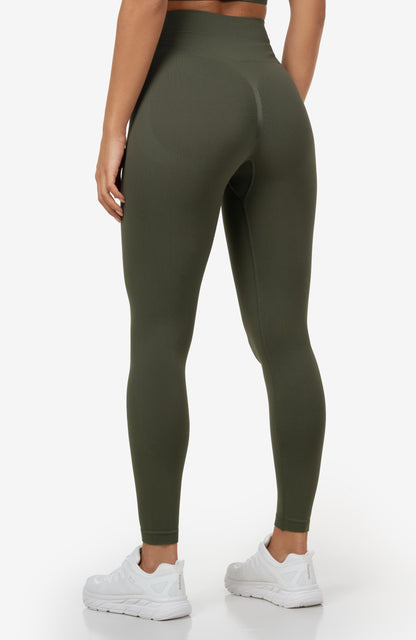 Green Lunge Scrunch Leggings - for dame - Famme - Leggings