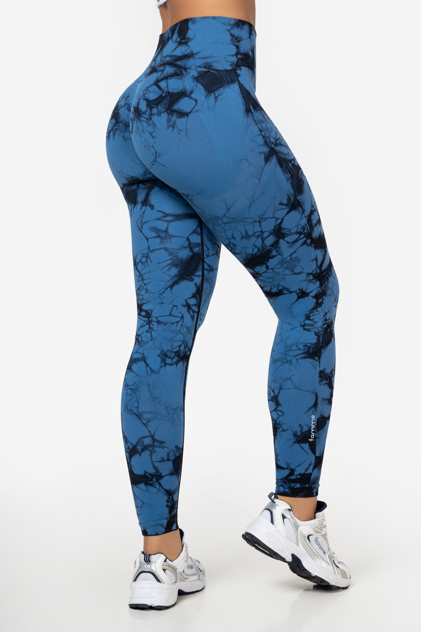 Tie Dye Scrunch Leggings - for dame - Famme - Leggings