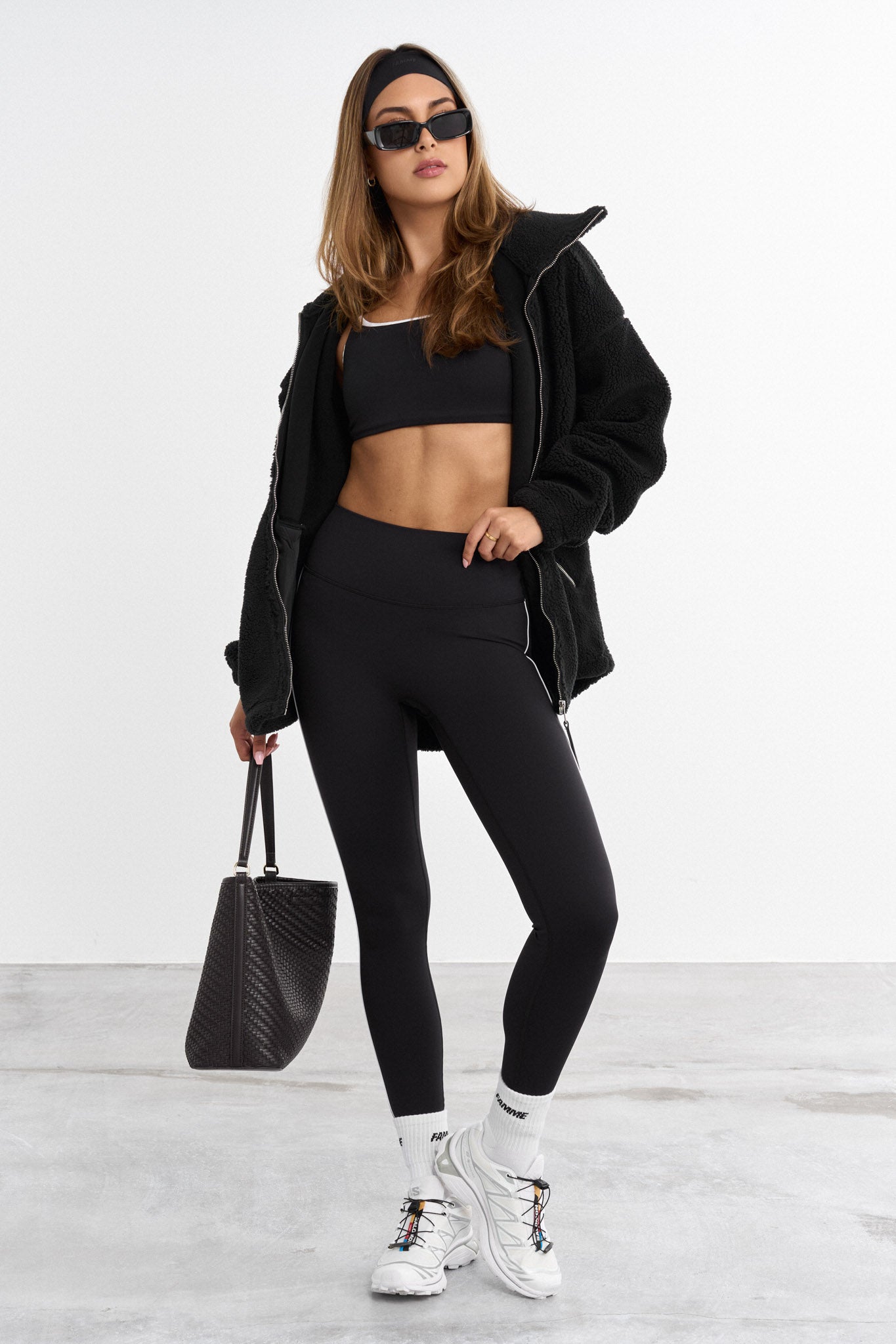 Leggings doux et contrastés